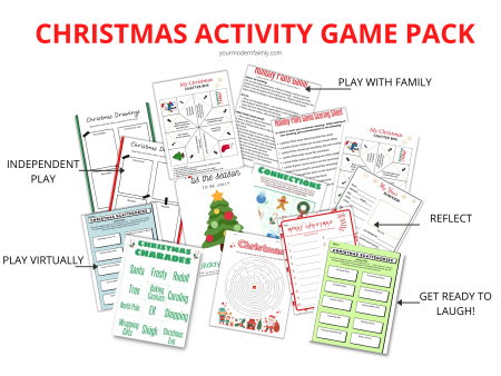 Christmas Holiday Activity Pack - Christmas Games for the Family to Play!  (25 activities!) Online Sale