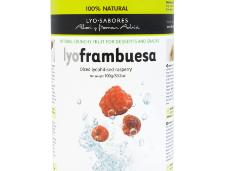 Texturas Lyo Frambuesa Diced Lyophilised Raspberry, 3.52 oz Online Hot Sale