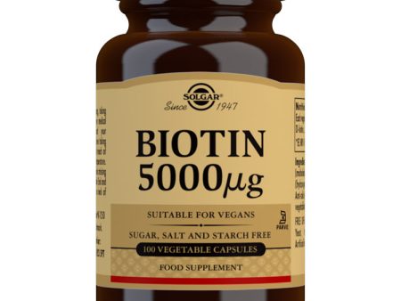 Solgar Biotin 5000µg, 100 VCapsules Online