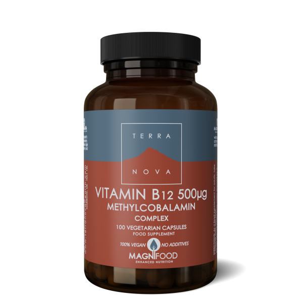 Terranova Vitamin B12 Complex, 500ug, 100 Capsules Online now