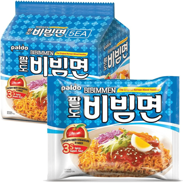 Paldo Bibimmen Korean Mixed Noodles, 5 Pack Fashion