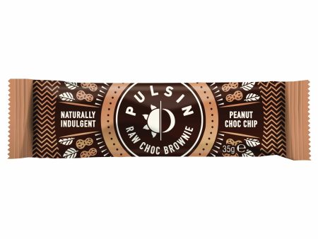 Pulsin Raw Choc Brownie, 35gr Peanut Choc Chip For Sale