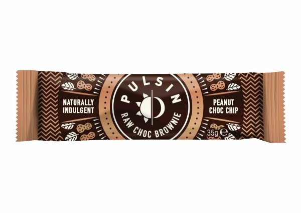 Pulsin Raw Choc Brownie, 35gr Peanut Choc Chip For Sale