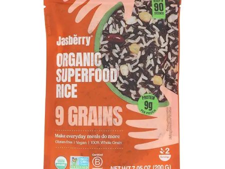 Jasberry Organic Superfood Rice 9 Grains, 7.5 oz Sale