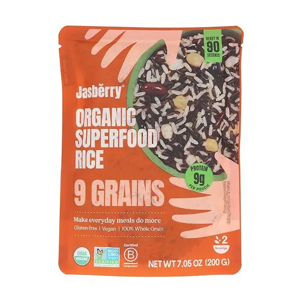 Jasberry Organic Superfood Rice 9 Grains, 7.5 oz Sale