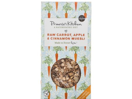 Primrose Kitchen Raw Carrot, Apple & Cinnamon Muesli, 400gr Hot on Sale