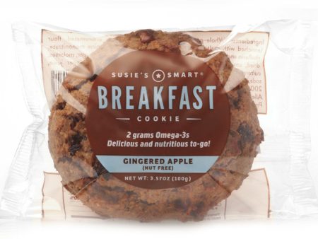 Box of 18 Gingered Apple Breakfast Cookies -- all natural and rich in Omega-3s! Discount