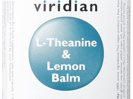 Viridian L-Theanine & Lemon Balm, 90 VCapsules Online