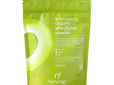 Natuyra Organic Wheatgrass Powder, 200gr For Sale