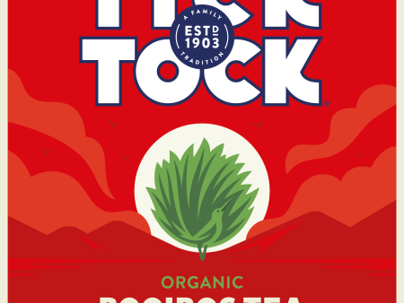 Tick Tock Organic Rooibos Tea, 80 Bags Supply