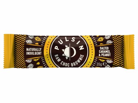 Pulsin Raw Choc Brownie, 35gr Salted Caramel & Peanut Online