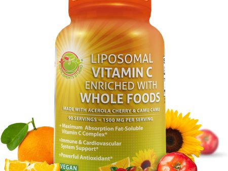 Liposomal Vitamin C Powder Capsules 1500mg - 180 Count Sale