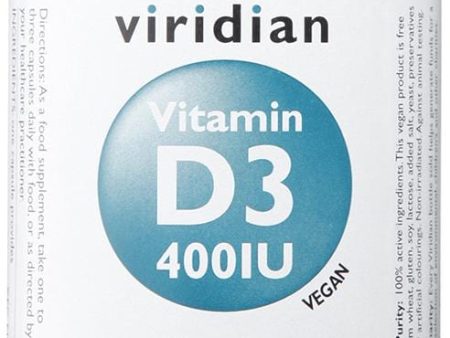 Viridian Vitamin D3, 400iu, 90 VCapsules Online Hot Sale