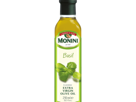 Monini Organic Basil Flavored Extra Virgin Olive Oil, 8.45 oz Discount