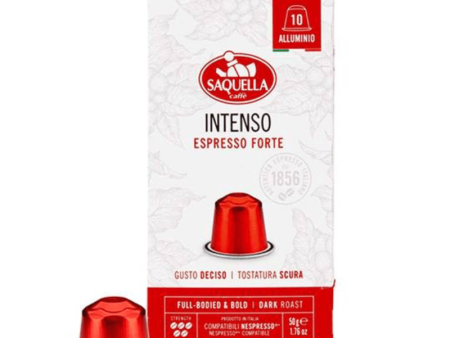 Saquella Intenso Espresso Forte, 10 Capsules Fashion