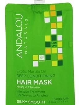 Andalou Exotic Marula Oil Silky Smooth Deep Conditioning Hair Mask, 44ml Hot on Sale