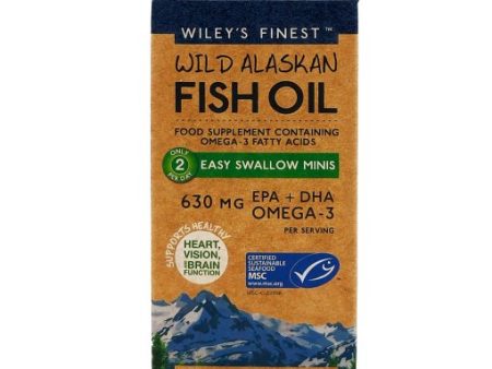 Wiley s Finest Wild Alaskan Fish Oil Minis, 450mg, 180 Fish Capsules Online now