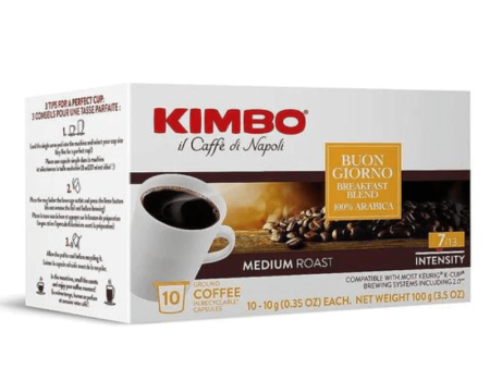 Kimbo Buongiorno Breakfast Blend K-Cup, 10 Capsules For Discount