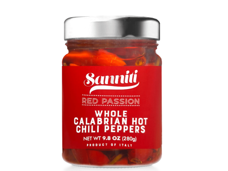 Sanniti Red Passion Whole Calabrian Hot Chili Peppers, 9.8 oz Discount