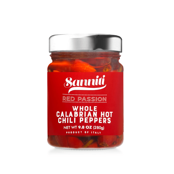 Sanniti Red Passion Whole Calabrian Hot Chili Peppers, 9.8 oz Discount