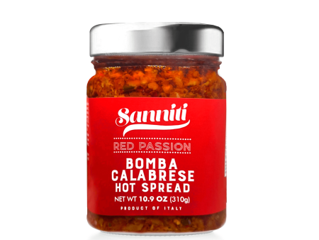 Sanniti Red Passion Bomba Calabrese Hot Spread, 10.9 oz Hot on Sale