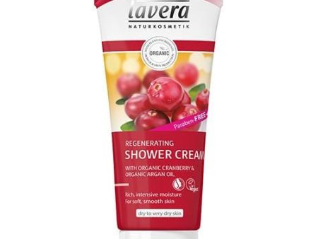 Lavera Creamy Oil Shower Gel, Cranberry Argan, 200ml Supply