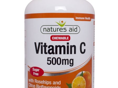 Natures Aid Vitamin C 500mg Sugar Free, 100 Tablets For Cheap