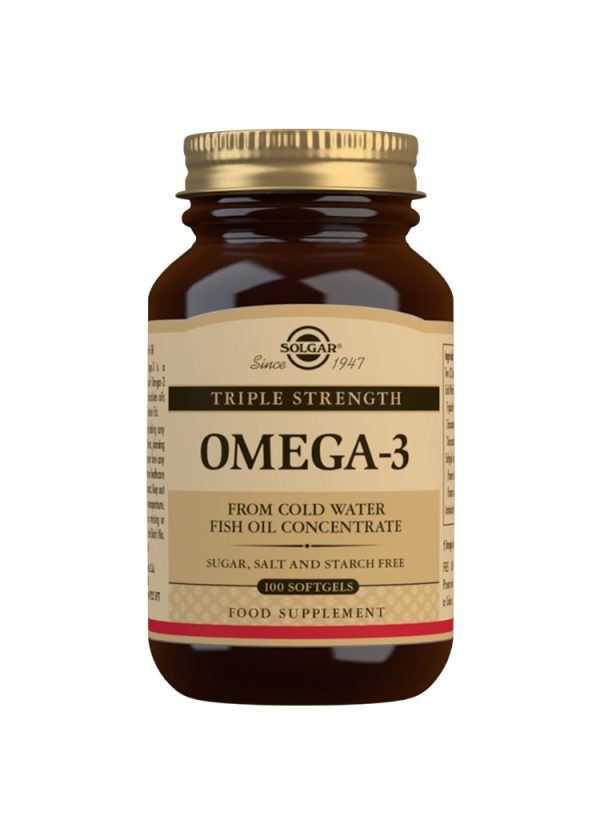 Solgar Omega-3 Triple Strength EPA & DHA, 100 SoftGels Online Sale