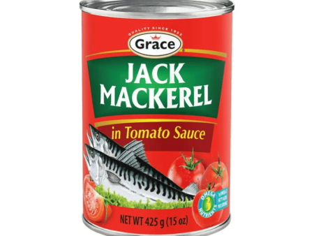 Grace Jack Mackerel in Tomato Sauce, 15 oz Online Sale