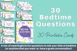 Bedtime Question Cards (set of 30) Online Sale