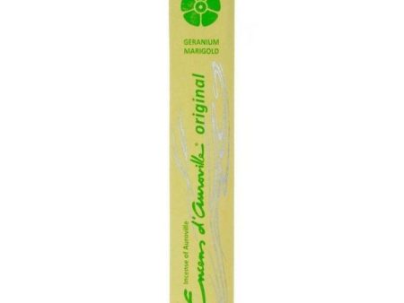 Maroma Encens D Auroville Geranium Marigold Incense Sticks, 10 Sticks Fashion