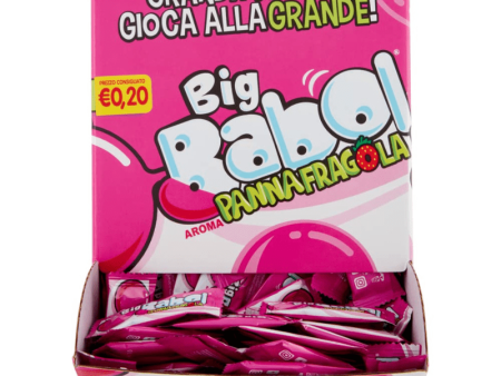 Big Babol Strawberry Flavored Soft Chewing Gum, 200 Pack Fashion