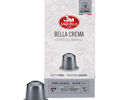 Saquella Espresso Bella Crema, 10 Capsules Fashion