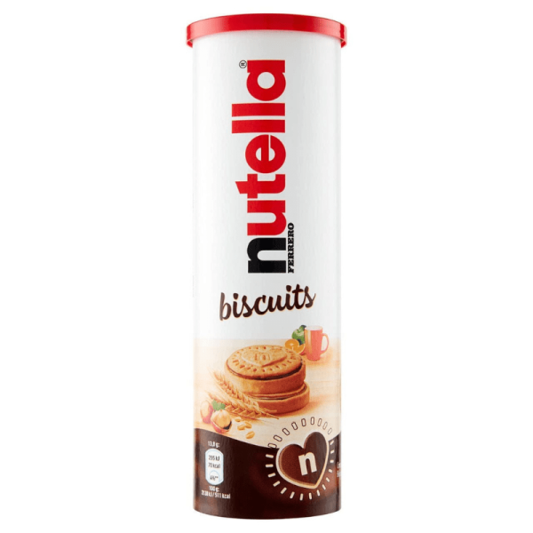 Nutella Biscuits Tube 12 Pieces, 166g Fashion