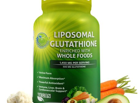 Liposomal Glutathione 500mg with Organic Whole Foods Fashion