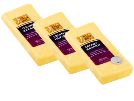 The Cheese Guy Kosher Creamy Havarti Cheese, 6.4 oz [Pack of 3] For Discount