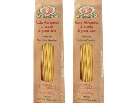 Rustichella D Abruzzo Spaghetti, 17.6 oz (500g) [Pack of 2] Online Sale