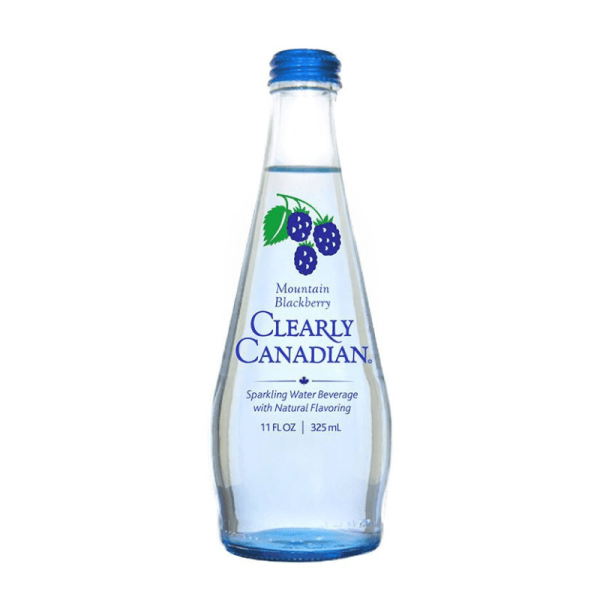 [Best Before: 12 31 25] Clearly Canadian Mountain Blackberry Sparkling Water Bottle, 11 oz Online Hot Sale