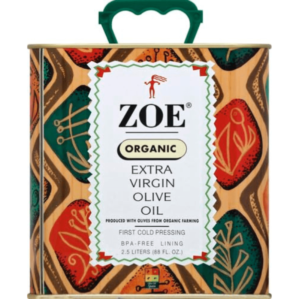 Zoe Organic Extra Virgin Olive Oil, 2.5 Liters Hot on Sale