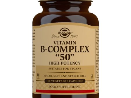 Solgar Vitamin B-Complex 50, High Potency, 100 VCapsules Cheap