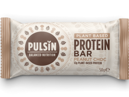 Pulsin Peanut Choc Protein Bar, 50g Online now