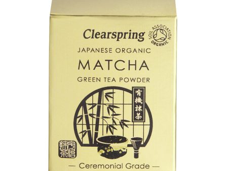 Clearspring Organic Matcha Green Tea Powder (Ceremonial Grade), 30gr Online now