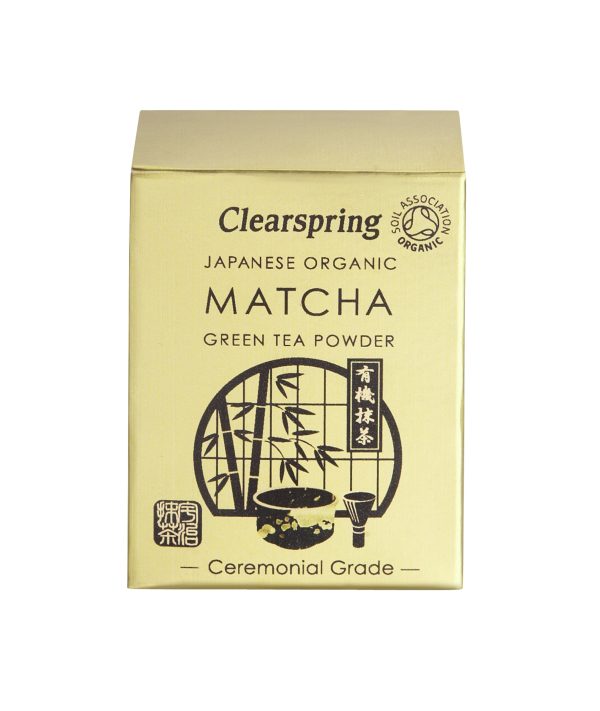 Clearspring Organic Matcha Green Tea Powder (Ceremonial Grade), 30gr Online now