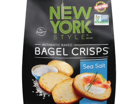 [Best Before: 03 25 25] New York Style Bagel Crisp Sea Salt, 6 oz Supply