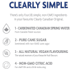 [Best Before: 02 22 25] Clearly Canadian Wild Cherry Sparkling Water Bottle, 11 oz Supply