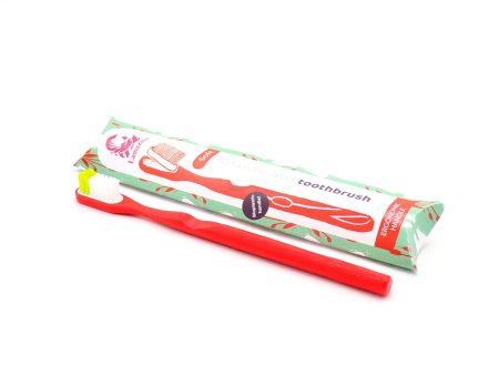 Lamazuna Toothbrush Soft, Red Online Hot Sale