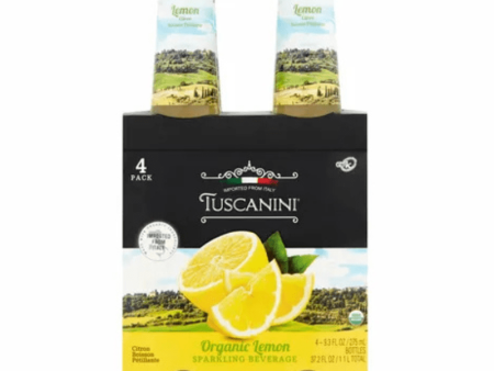 Tuscanini Organic Sparkling Sicilian Lemonade, 9.3 oz [Pack of 4] Online Sale