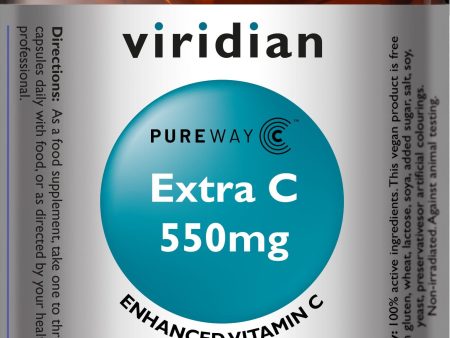 Viridian Extra C 550mg, 150 Capsules Online now