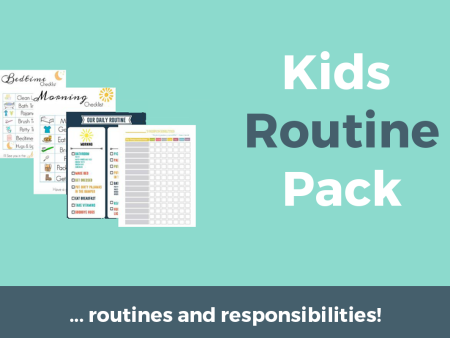 Kids Routine Printable Pack For Sale