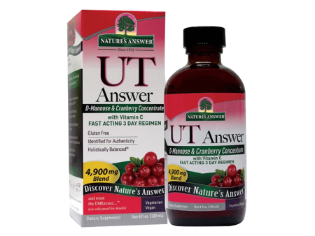 Natures Answer UTI Ans D-Mannose & Cranberry, 120ml For Sale